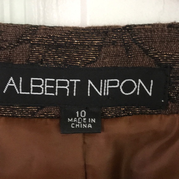 Albert Nipon beautiful metallic cocktail blazer 😍 - Picture 4 of 8